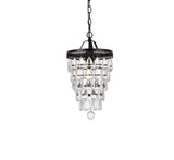 Living District Reese 1-Light Transitional Metal Pendant In Black