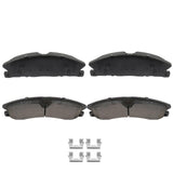 AUTOMUTO D1611 Ceramic Brake Pads Kits, Front Brake Pads Set fit For Ford Explorer,Flex,Police Interceptor Sedan,Police Intercep