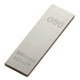 GBlck, .05 In, Rect, Stl, ASME 0