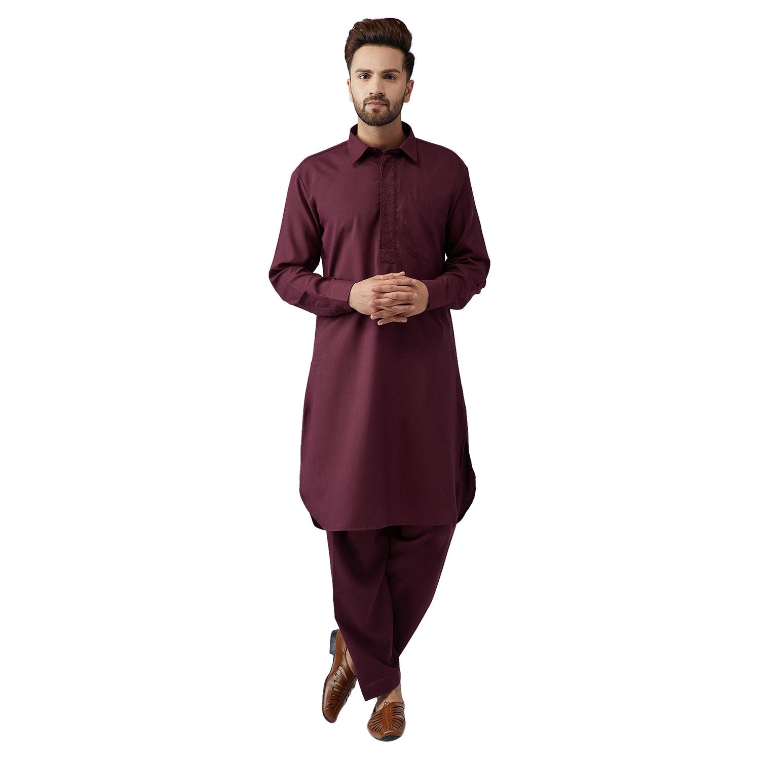 Sojanya (Since 1958 Men'S Cotton Kurta - Timeless Elegance For Eid & Holi Festivals