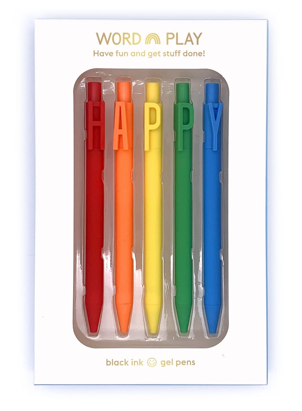 Snifty SPBS010 Happy Word Play Pen in Box, Set of 5