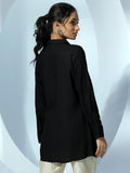 Libas Women'S Solid Regular Tunic Shirt (58197 Black Black 2Xl