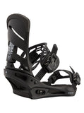 Burton Men's Mission Re:Flex Snowboard Bindings, Black, S