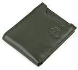 Zaf Genuine Leather With Rfid Protection Wallet For Men (Green)
