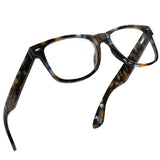 grinderPUNCH High Magnification Power Readers Reading Glasses 1.00-6.00 (Tortoise Tide Pool, 4.0, x)