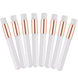 8 Pcs Lash Extension Cleanser Shampoo Brushes, Peel Off Blackhead Brush Remover Tool,Nose Pore Deep Cleaning Brush For Eyelash E