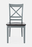 Jofran Inc. Asbury Park X Back Chair (Set Of 2)