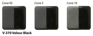 Amaco 402802 Velvet Underglaze, 1 Pint Jar, Velour Black V-370