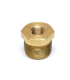 FasParts 3/4 NPT Male NPT MIP MPT x 1/4 NPT Female FIP FPT Reducer Bushing Brass Fitting Fuel / Air / Water / Boat / Gas / Oil W