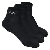 Heelium Bamboo Socks For Men|Quarter Length|OdourFree & Breathable|Padded Base & AntiBacterial|3X Softer Than Cotton Socks, Mu