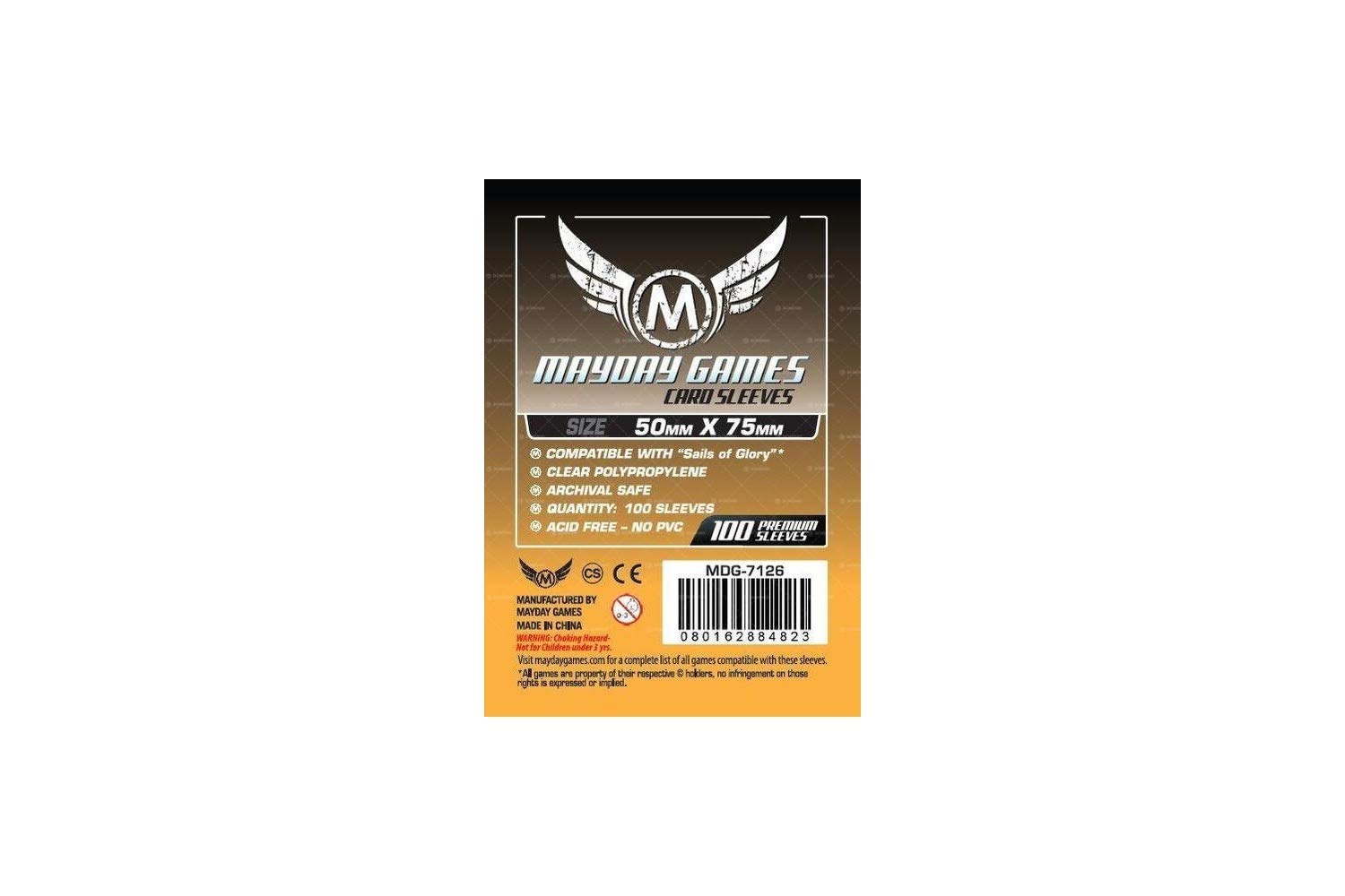 Sails of Glory Sleeves (50x75mm)-100 Standard