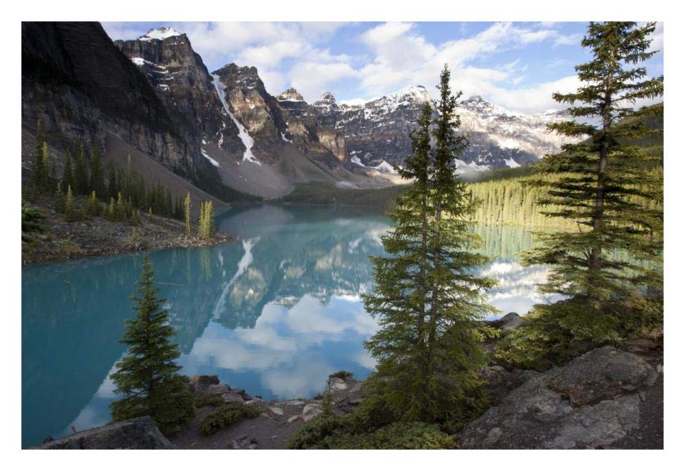 Moraine Lake In The Valley Of The Ten Peaks, Banff National Park, Alberta, Canada-Paper Art-32,,X22,,