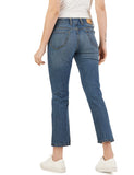 INKD Women's Stretchable Straight Fit Jeans (Aegean, 34)