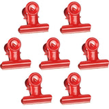 JAM PAPER Metal Bulldog Clips Medium 31mm Red 15/Pack