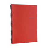 Mypaperclip Neowiro B5 Spiral Ruled Notebook | 160 Pages, 80 Gsm, 250 Gsm Soft Cover, B5 (6.93 9.84 In) | Wiro Bound | Red