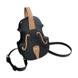 Calandis Violin Shaped Crossbody Bag Shoulder Bag Pu Leather Mini Pouch Messenger Bag Black | Womens Handbags & Bags