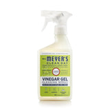 MRS. MEYER'S CLEAN DAY Vinegar Gel Cleaning Spray, Bathroom Use, No-Rinse Formula, Plant-Derived Cleaning Ingredients, Lemon Ver