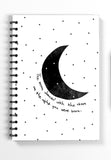 Blue Nexus Diaries Notebook Beautiful Moon Quotes (6 X 9 Inch, Multicolour)_Bnnbk_(1)