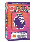 Topps Premier League 2026 - Debut Edition - Trading and Collectible Card Game (Mega Tin 1 - Goal Machines)