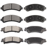 ECCPP D726-7593 D729-7596 Front & Rear Ceramic Disc Brake Pad Set Fit For Chevrolet Blazer 1997-2005,For Chevrolet S10 1998-2004