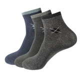 Obssez MenS Ankle Length Cotton Socks Pack Of 3 | Soft, Breathable & Durable | Shoe Size 6 To 10 | Ideal For Casual, Sports &