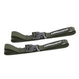 Trendivibe 2 Pieces Luggage Strap Buckle Packing Straps Bag Straps Quick Release Buckle Green Size S