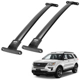 JOYTUTUS Roof Rack Cross Bars Compatible with Ford Explorer 2016-2019, Heavy Duty Aluminum Roof Rails Crossbars Rooftop Cargo Ba