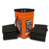 Quick Dam Grab & Go Flood Kit includes 5 5ft Flood Barriers & 10 2ft Flood Bags in Bucket