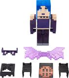 Mattel Minecraft Creator Series Spooky Wings Figure, Collectible Building Toy, 3.25-inch Action Figure with Accessories, Gift fo