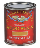 General Finishes Oil Based Penetrating Wood Stain, 1 Quart, Honey Maple