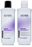 Kenra Violet Shampoo & Conditioner Set | Eliminates Brassy Tones | Purple Pigment + Deposit | Neutralizes Yellow | Moisturizes P