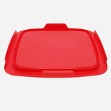 Pyrex C-222-Pc 2Qt And C-233-Pc 3Qt Red Easy Grab Plastic Replacement Lids, Made In The Usa