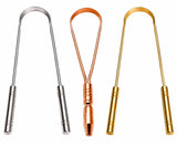Varneya Oral Hygiene Tongue Cleaner | Pack Of 3 | Copper & Stainless Steel Scrapers | Daily Use