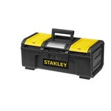 Stanley 179216 16 OneTouch HeavyDuty Portable Plastic Tool Box With Removable Tray For Easy & Convenient Storage, 16 Kg Loa