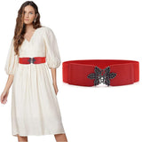Zibuyu Stylish Waist Belts For Women Dresses Girls Waist Belts With Interlocking Buckle Floral Modern Belt For Women, Girls Jean
