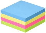 Universal UNV35617 FanFolded 3 in. x 3 in. SelfStick PopUp Notes Assorted Neon/Yellow (12/Pack)
