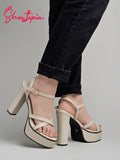 Shoetopia Women'S Heeled Sandal-4 Kids Uk (Fast-Cream)-Eu37,Cream,4,B0D2TVZ11X