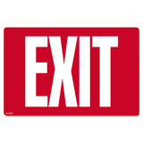 Cosco Glow in Dark Sign, EXIT, 8 x 12 (098052), red