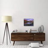 Mount Baldy At Sunset Reflected In Lake Along Paradise Divide, Colorado-Canvas Art-24X18