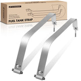 A-Premium Fuel Tank Straps W/ 2PCS Compatible with Jeep Wrangler [YJ Series] 1987 1988 1989 1990 1991 1992 1993 1994 1995 [OHV, 