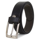 Vtflair BoyS MenS Genuine Leather Belt For Formal Casual Black Belt Free Size Fit On Upto 36Inch Waist