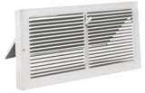 Imperial RG0119 14 x 6Inch Steel Painted Baseboard Register, White