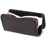 Douglas Car Visor Sunglass and Eyeglass Leatherette Holder Caddy - Easily Attach Sunglasses to Your Car Sun Visor
