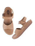 Shoetopia Comfortable Beige Doctor Sole Heels For Women & Girls /Eu36,Beige,3,B0DJJXC18L