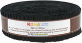 Robert Kaufman SS10140 Kona Solids Skinny Strips, 40 Piece, Black, 44 Inches
