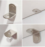 1/4 Inch Shelf Pegs,40Pcs Bracket Support Pins L-Shaped Holders for Cabinets,Shelves,Wodrob,Nickel Plated
