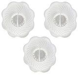 DANCO Tub Drain Protector Hair Catcher | Strainer | Bathtub Drain Snake, Snare and Auger | Hair Drain Clog Prevention | 3Pack (