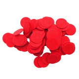 Playfully Ever After 1.5 Inch Red 94pc Stiff Felt Circles