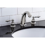 Kingston Brass Kb986Alpn Victorian Widespread Bathroom Faucet, 6 X 5.25 X 2.5, Polished Nickel