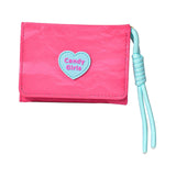 Zoomella Short Purse Creative Storage Case Portable Wallet For Traveling Party Dating Pink